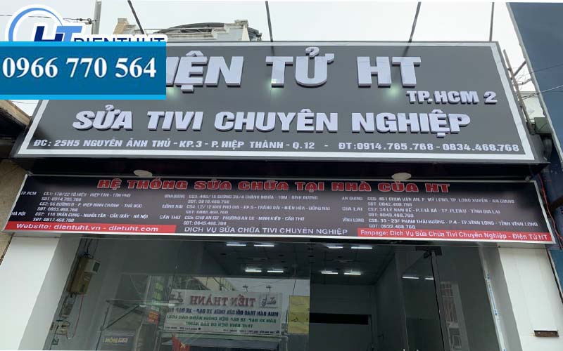 Sửa chữa tivi tại Quận 12 - Điện Tử HT_NK