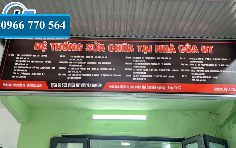 Sửa chữa tivi tại Quận 6 HCM - Điện Tử HT_NK