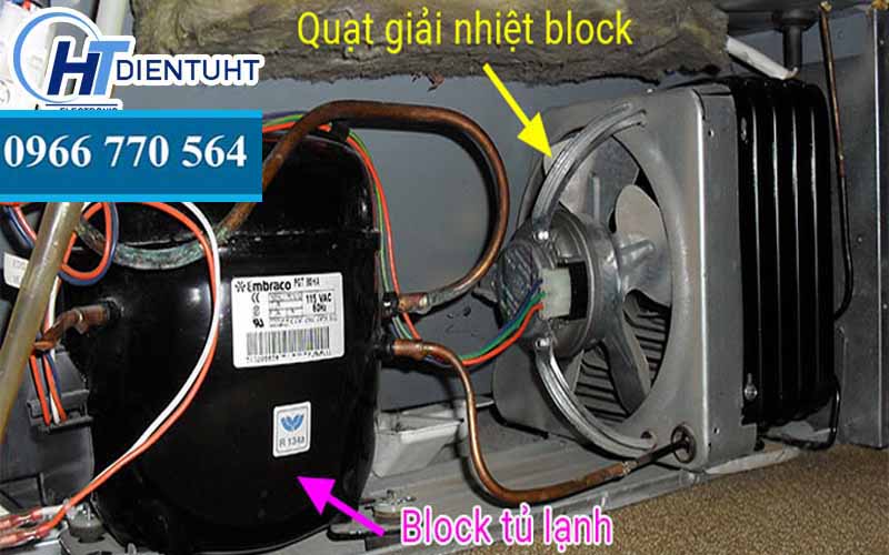 Block tủ lạnh bị hỏng - Điện Tử HT_NK