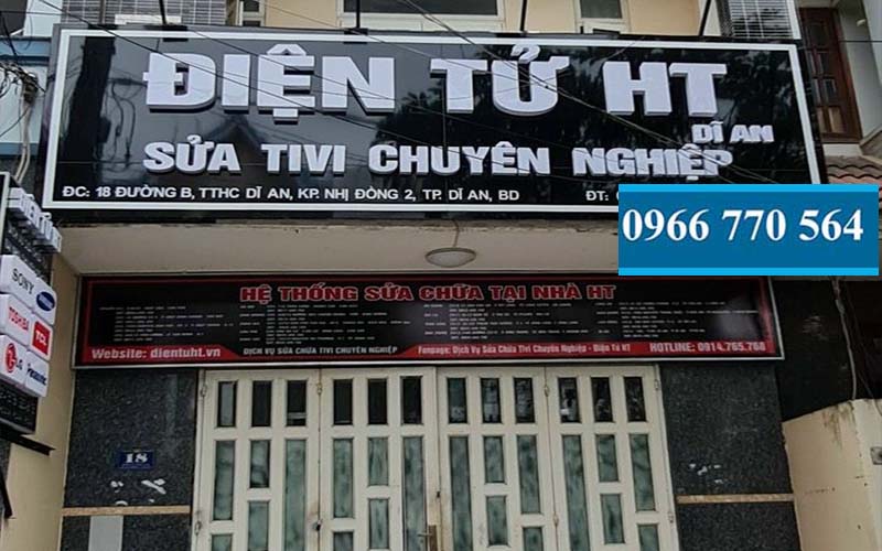 Trung tâm bảo hành Sony - sửa tivi ở Thuận An Bình Dương - Điện Tử HT_NK