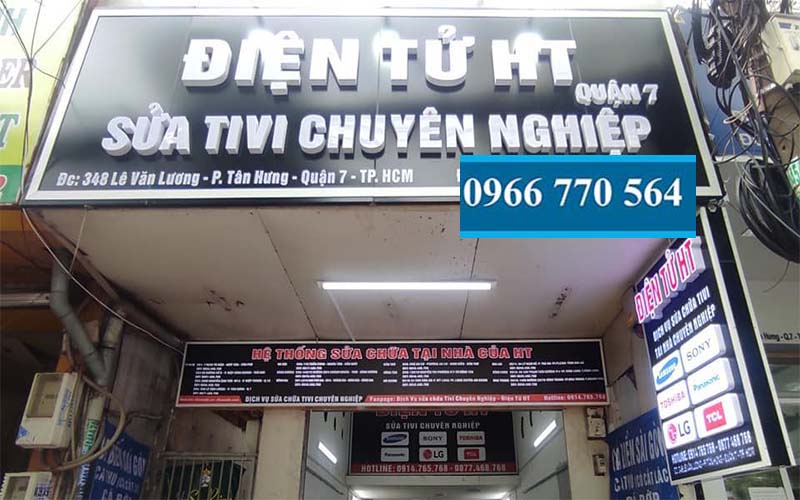 Thay màn hình tivi tại quận 7 - Điện Tử HT_NK