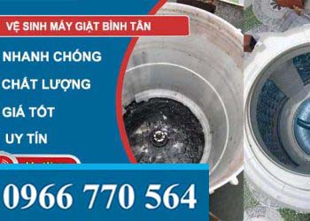 dịch vụ vệ sinh máy giặt bình tân