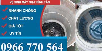 dịch vụ vệ sinh máy giặt bình tân