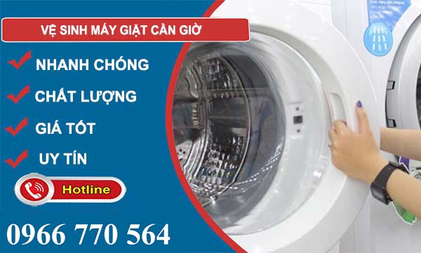 dịch vụ vệ sinh máy giặt cần giờ 