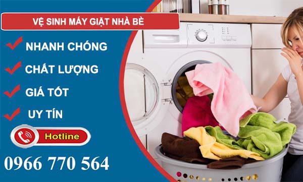 dịch vụ vệ sinh máy giặt nhà bè