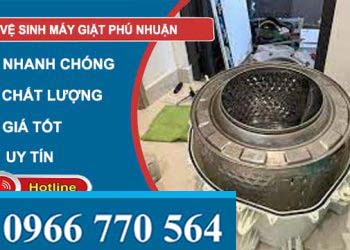 dịch vụ vệ sinh máy giặt phú nhuận