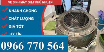 dịch vụ vệ sinh máy giặt phú nhuận