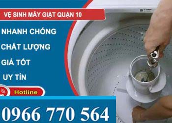 dịch vụ vệ sinh máy giặt quận 10