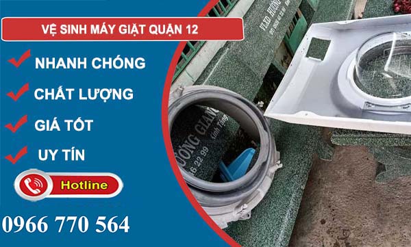 dịch vụ vệ sinh máy giặt quận 12