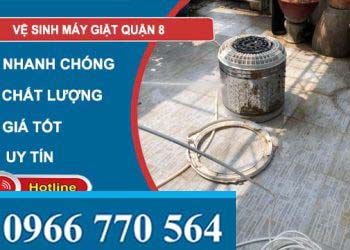 dịch vụ vệ sinh máy giặt quận 8