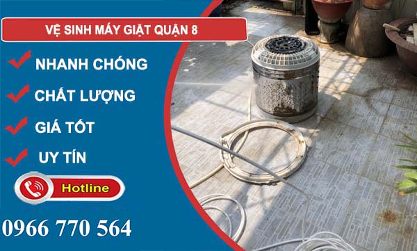 dịch vụ vệ sinh máy giặt quận 8