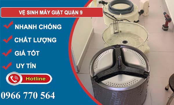 dịch vụ vệ sinh máy giặt quận 9