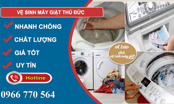 dịch vụ vệ sinh máy giặt thủ đức