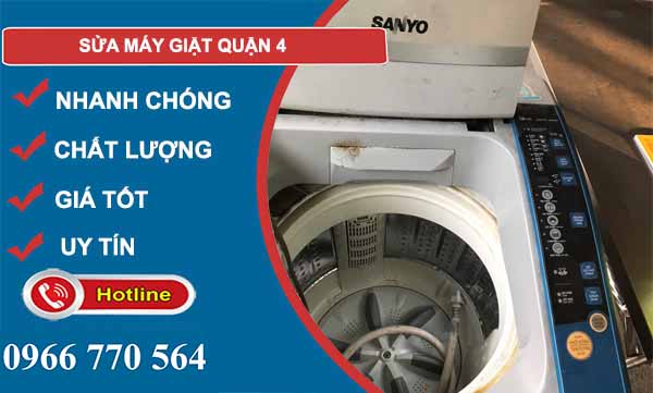 thợ sửa máy giặt quận 4 giá rẻ