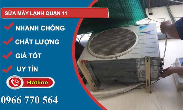 Sửa máy lạnh Quận 11 uy tín