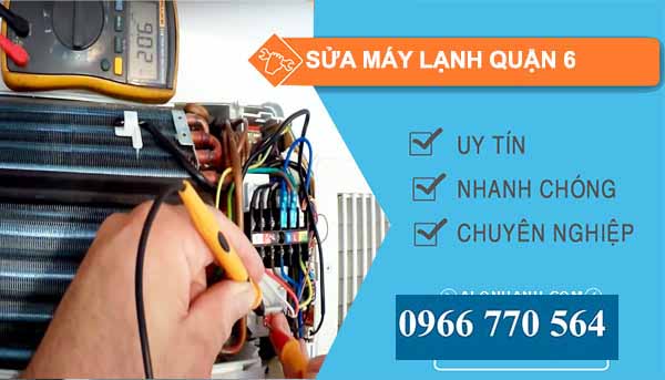 Sửa máy lạnh Quận 6 giá rr