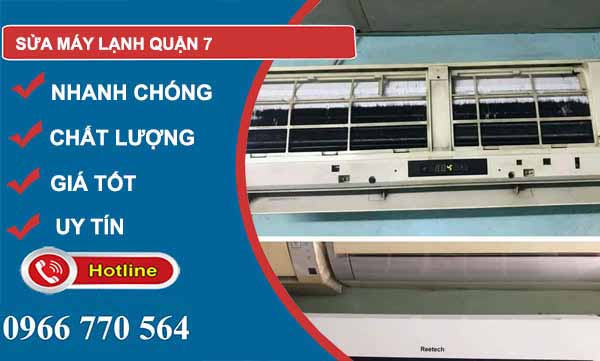 Sửa máy lạnh Quận 7 giá rẻ