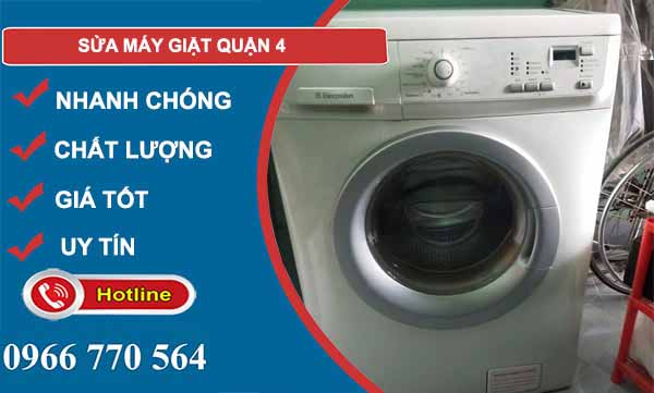 sửa máy giặt quận 4 giá rẻ