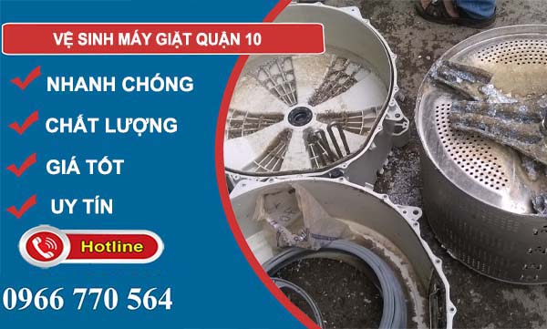 thợ vệ sinh máy giặt quận 10