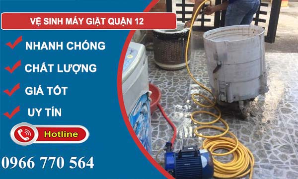 thợ vệ sinh máy giặt quận 12