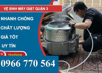 thợ vệ sinh máy giặt quận 3