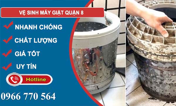 thợ vệ sinh máy giặt quận 8