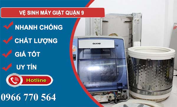 thợ vệ sinh máy giặt quận 9