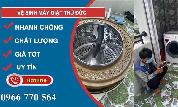 thợ vệ sinh máy giặt thủ đức