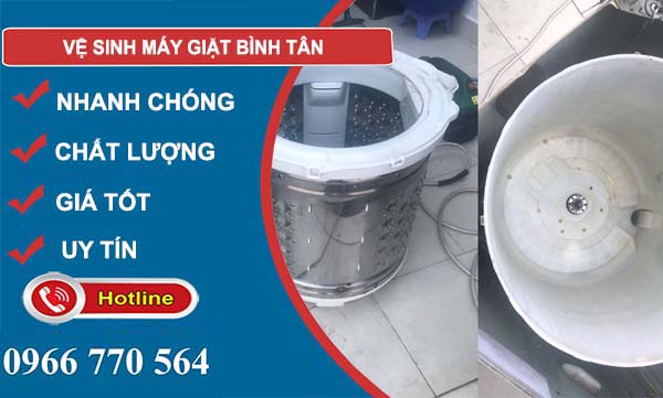 vệ sinh máy giặt bình tân 