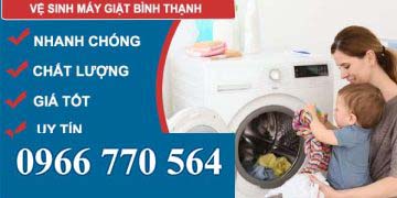 vệ sinh máy giặt bình thạnh