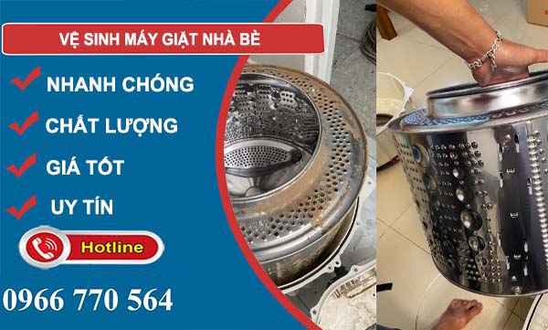 vệ sinh máy giặt nhà bè