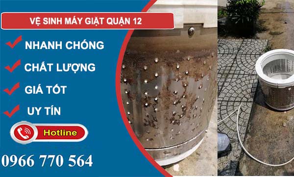 vệ sinh máy giặt quận 12