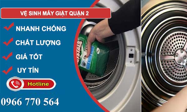 vệ sinh máy giặt quận 2