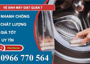 vệ sinh máy giặt quận 7