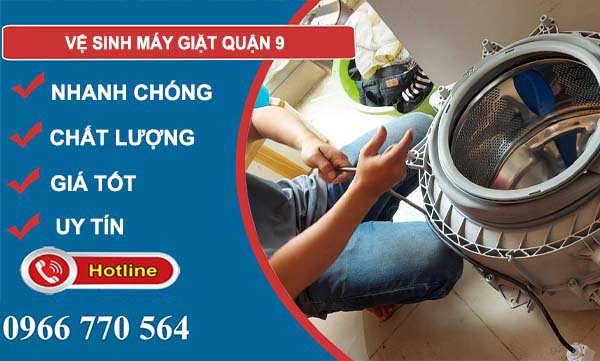 vệ sinh máy giặt quận 9