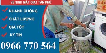 vệ sinh máy giặt tân phú