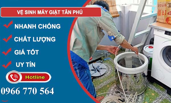 vệ sinh máy giặt tân phú