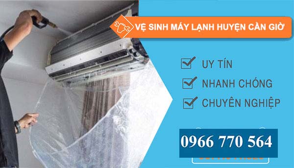 Vệ sinh máy lạnh Huyện Cần Giờ giá rẻ