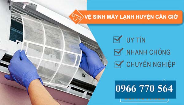 Vệ sinh máy lạnh Huyện Cần Giờ