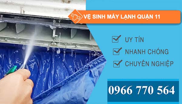 Vệ sinh máy lạnh Quận 11 giá rẻ