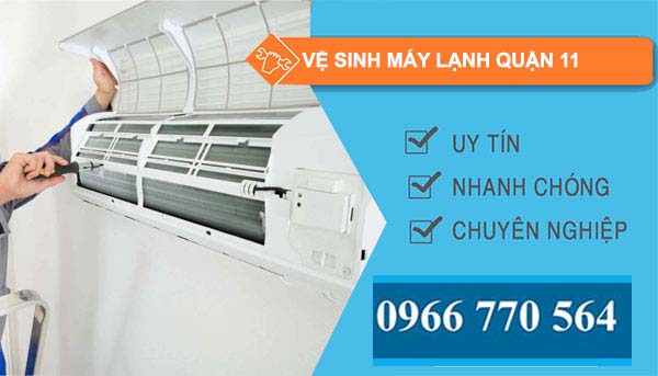 Vệ sinh máy lạnh Quận 11 uy tín