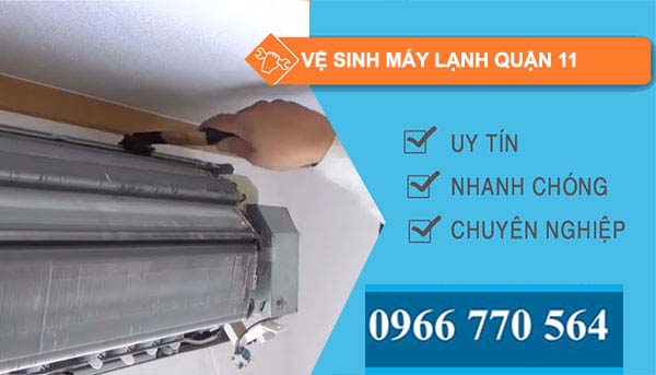 Vệ sinh máy lạnh Quận 11