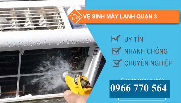 Vệ sinh máy lạnh Quận 3 tại nhà