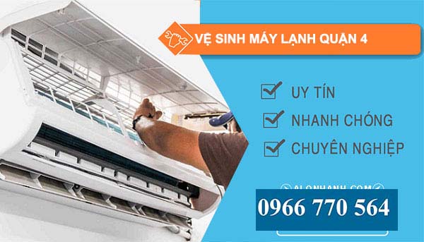 Vệ sinh máy lạnh Quận 4