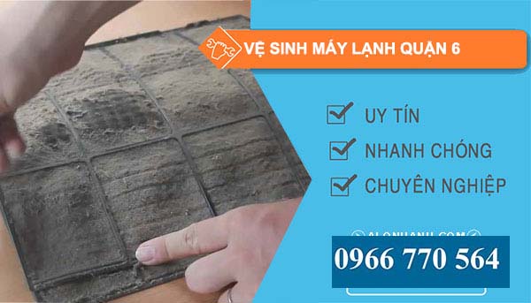 Vệ sinh máy lạnh Quận 6 uy tín