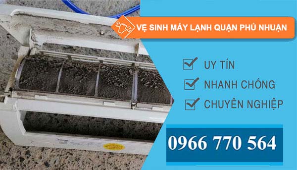 Vệ sinh máy lạnh Quận Phú Nhuận giá rẻ