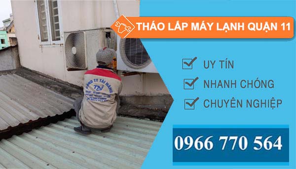 tháo lắp máy lạnh quận 11