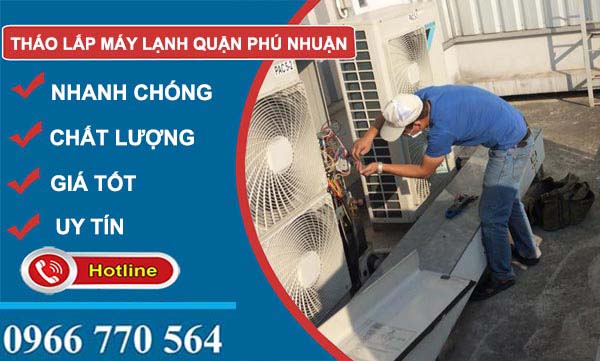 tháo lắp máy lạnh quận phú nhuận