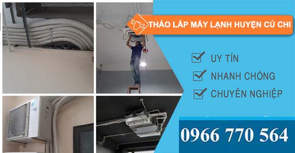 tháo lắp máy lạnh huyện củ chi