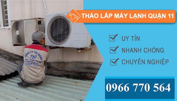 tháo lắp di dời máy lạnh quận 11